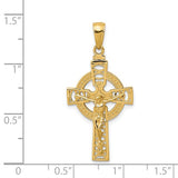 14Karat Polished Celtic Crucifix Pendant