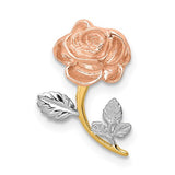14k-two-tone-w-white-rhodium-polished-rose-chain-slide-SolomonJeweler-Wichita-KS-CustomJewelry