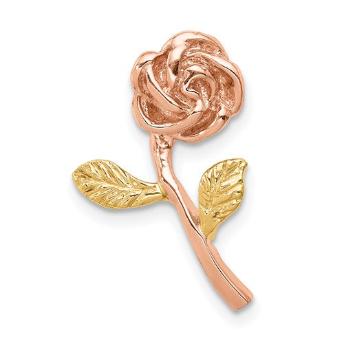 14k-two-tone-rose-chain-slide-SolomonJeweler-Wichita-KS-CustomJewelry