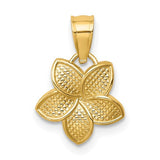 14k-polished-plumeria-pendant-SolomonJeweler-Wichita-KS-CustomJewelry
