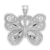 14k-white-polished-diamond-cut-butterfly-pendant-SolomonJeweler-Wichita-KS-CustomJewelry