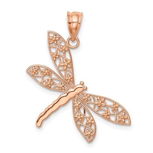 14k-rose-filigree-dragonfly-pendant-SolomonJeweler-Wichita-KS-CustomJewelry