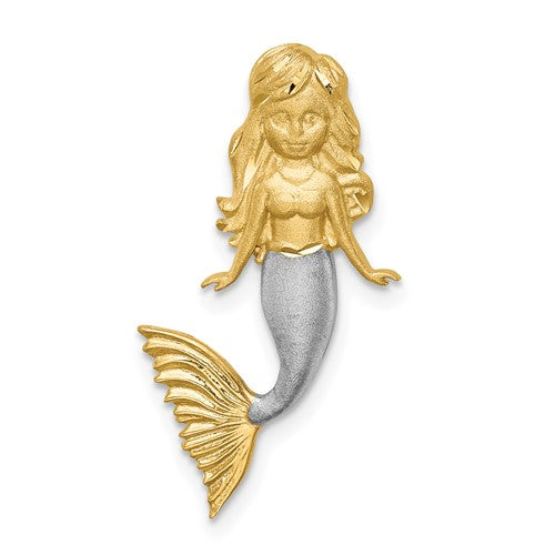14k-w-white-rhodium-brushed-diamond-cut-mermaid-chain-slide-SolomonJeweler-Wichita-KS-CustomJewelry