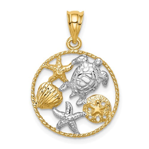 14k-w-white-rhodium-polished-sealife-pendant-SolomonJeweler-Wichita-KS-CustomJewelry