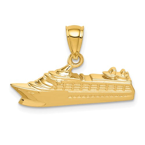 14k-polished-cruse-ship-pendant-SolomonJeweler-Wichita-KS-CustomJewelry