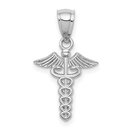 14k-white-polished-medical-symbol-pendant-SolomonJeweler-Wichita-KS-CustomJewelry