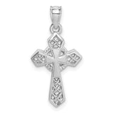 14k-white-polished-cross-pendant-SolomonJeweler-Wichita-KS-CustomJewelry