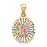 14k-two-tone-white-rhodium-polished-guadalupe-pendant-SolomonJeweler-Wichita-KS-CustomJewelry