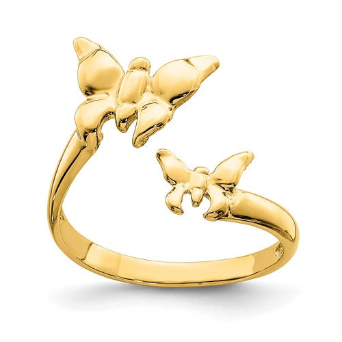 14k-polished-butterfly-toe-ring-SolomonJeweler-Wichita-KS-CustomJewelry