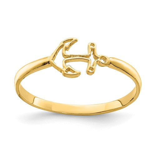 14k-polished-anchor-ring-SolomonJeweler-Wichita-KS-CustomJewelry