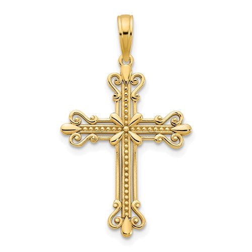14k-fancy-cross-pendant-SolomonJeweler-Wichita-KS-CustomJewelry
