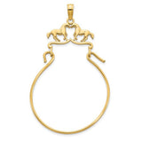 14k-horse-charm-holder-pendant-SolomonJeweler-Wichita-KS-CustomJewelry