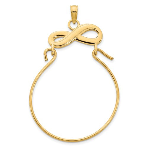14k-infinity-charm-holder-pendant-SolomonJeweler-Wichita-KS-CustomJewelry