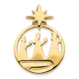 14k-polished-three-wise-men-north-star-pendant-SolomonJeweler-Wichita-KS-CustomJewelry