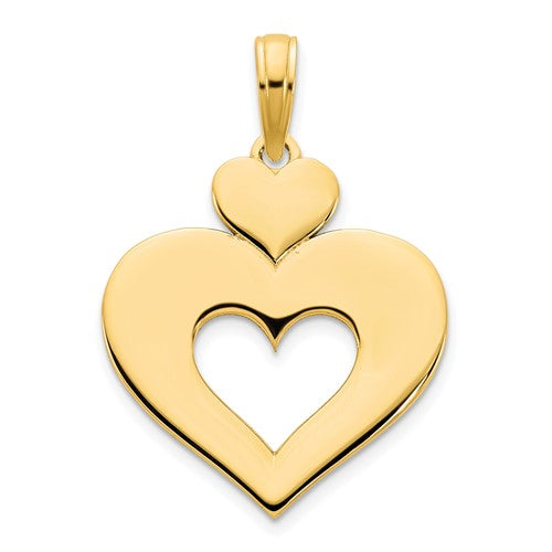 14ky-cut-out-heart-pendant-SolomonJeweler-Wichita-KS-CustomJewelry