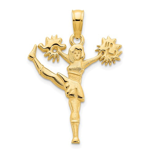 14ky-cheerleader-charm-SolomonJeweler-Wichita-KS-CustomJewelry