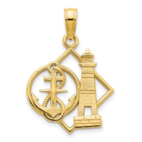 14ky-lighthouse-and-anchor-charm-SolomonJeweler-Wichita-KS-CustomJewelry