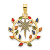 14k-epoxy-christmas-lights-and-north-star-pendant-SolomonJeweler-Wichita-KS-CustomJewelry