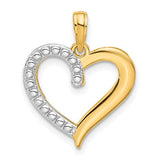 14k-and-rhodium-polished-heart-pendant-SolomonJeweler-Wichita-KS-CustomJewelry