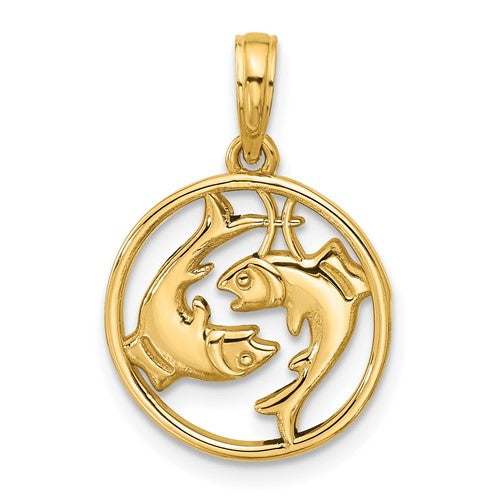 14k-polished-round-pisces-pendant-SolomonJeweler-Wichita-KS-CustomJewelry