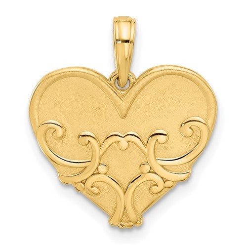 14k-polished-and-brushed-fancy-heart-charm-SolomonJeweler-Wichita-KS-CustomJewelry