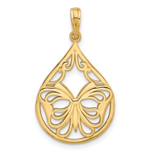 14k-polished-fancy-butterfly-teardrop-charm-SolomonJeweler-Wichita-KS-CustomJewelry