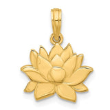 14ky-polished-flower-pendant-SolomonJeweler-Wichita-KS-CustomJewelry