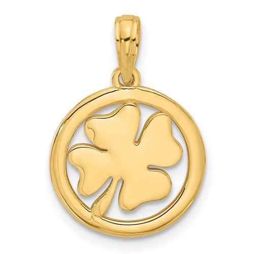 14k-polished-fancy-shamrock-charm-SolomonJeweler-Wichita-KS-CustomJewelry