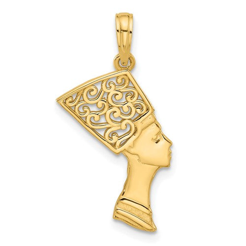 14k-fancy-nefertiti-profile-charm-SolomonJeweler-Wichita-KS-CustomJewelry