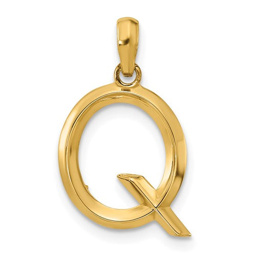 14ky-fancy-letter-q-SolomonJeweler-Wichita-KS-CustomJewelry