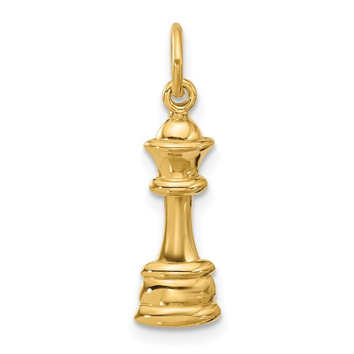 14ky-fancy-queen-chess-piece-SolomonJeweler-Wichita-KS-CustomJewelry