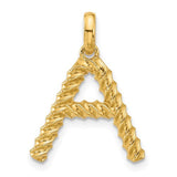 14ky-fancy-twist-letter-a-SolomonJeweler-Wichita-KS-CustomJewelry