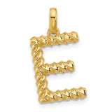 14ky-fancy-twist-letter-e-SolomonJeweler-Wichita-KS-CustomJewelry