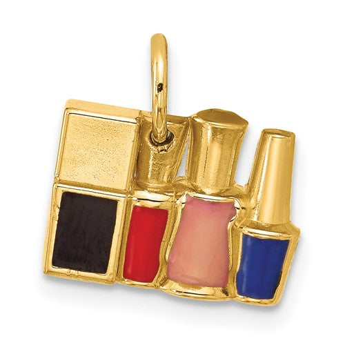 14ky-nail-polish-bottles-charm-SolomonJeweler-Wichita-KS-CustomJewelry