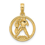 14k-polished-round-aquarius-pendant-SolomonJeweler-Wichita-KS-CustomJewelry