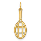 14k-polished-tennis-racket-pendant-SolomonJeweler-Wichita-KS-CustomJewelry