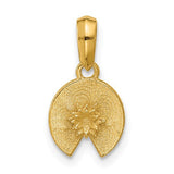 14k-polished-lily-pad-pendant-SolomonJeweler-Wichita-KS-CustomJewelry