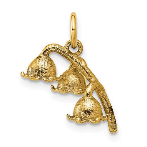 14k-polished-lily-of-the-valley-pendant-SolomonJeweler-Wichita-KS-CustomJewelry