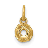14k-polished-icosahedron-shape-pendant-SolomonJeweler-Wichita-KS-CustomJewelry