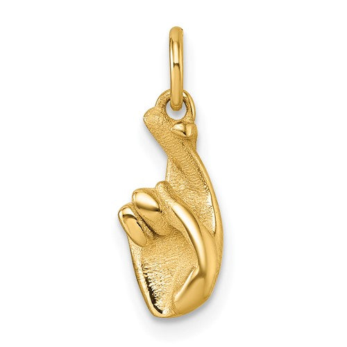 14k-polished-fingers-crossed-hand-pendant-SolomonJeweler-Wichita-KS-CustomJewelry