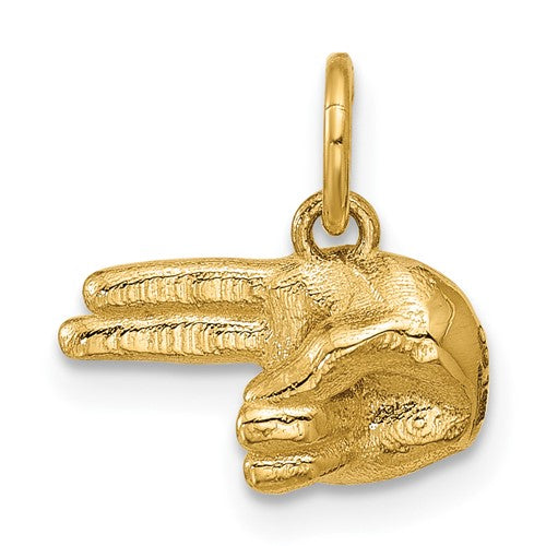 14k-polished-2-finger-point-hand-pendant-SolomonJeweler-Wichita-KS-CustomJewelry