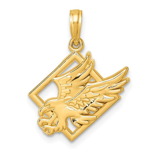 14k-polished-eagle-pendant-SolomonJeweler-Wichita-KS-CustomJewelry