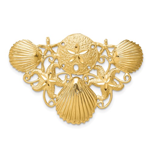 14k-sea-life-diamond-cut-omega-slide-SolomonJeweler-Wichita-KS-CustomJewelry
