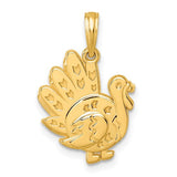 14k-polished-turkey-pendant-SolomonJeweler-Wichita-KS-CustomJewelry