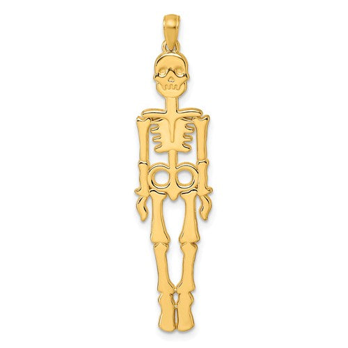 14k-polished-skeleton-pendant-SolomonJeweler-Wichita-KS-CustomJewelry
