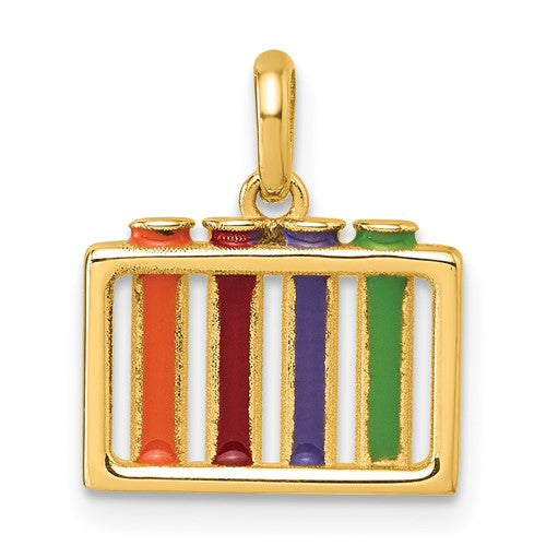 14k-polished-enameled-test-tubes-pendant-SolomonJeweler-Wichita-KS-CustomJewelry