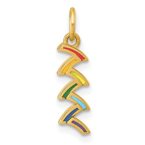 14k-polished-enameled-rainbow-falls-pendant-SolomonJeweler-Wichita-KS-CustomJewelry
