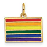 14k-polished-enameled-rainbow-flag-pendant-SolomonJeweler-Wichita-KS-CustomJewelry