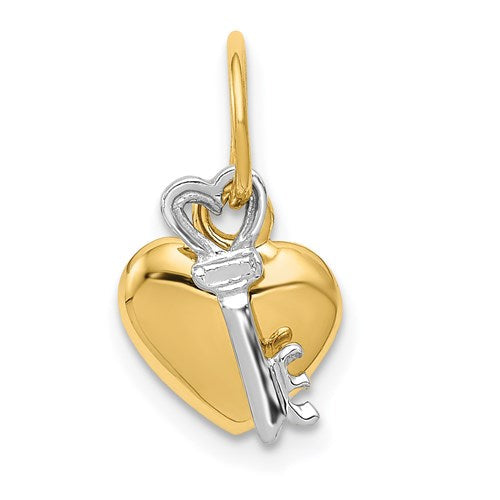 14k-two-tone-polished-moveable-key-and-heart-lock-charm-SolomonJeweler-Wichita-KS-CustomJewelry