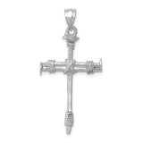14k-white-gold-nail-cross-pendant-SolomonJeweler-Wichita-KS-CustomJewelry